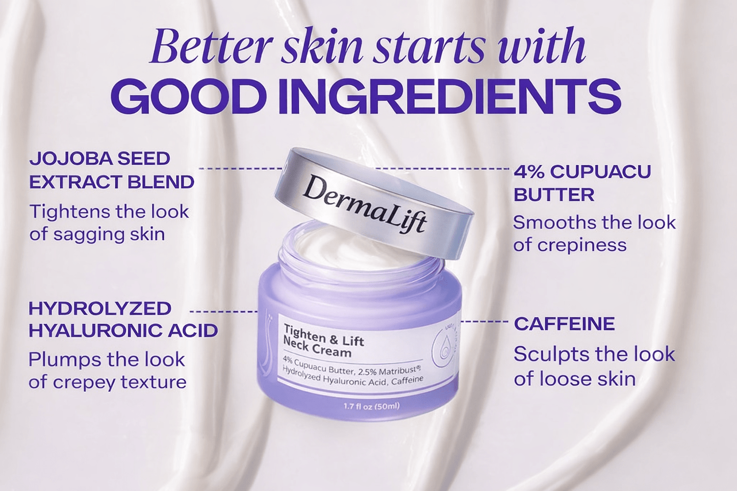 DermaLift™ - Tighten & Lift Neck Cream - Zentrob™